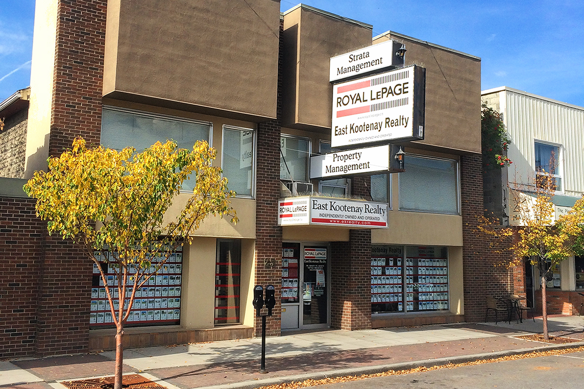 exterior building for Royal LePage East Kootenay Realty in Cranbrook