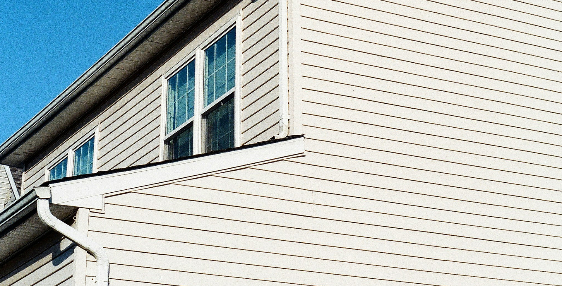 Exterior of a home with new siding 