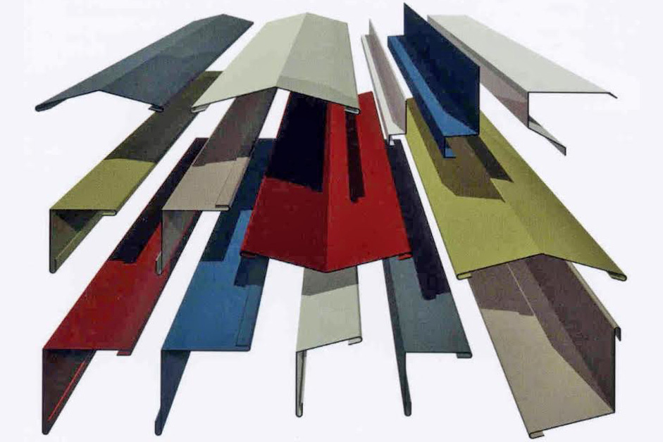 Various colours of flashing