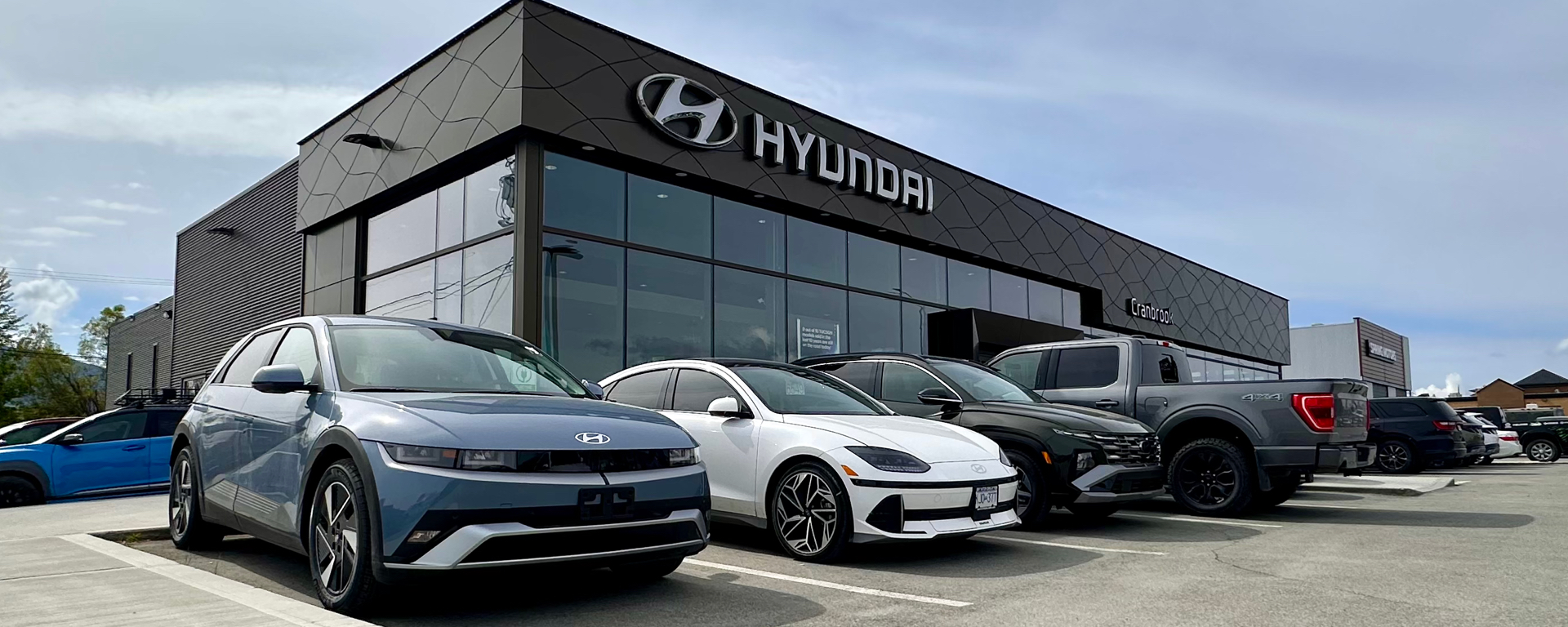 Exterior of the Cranbrook Hyundai dealership 