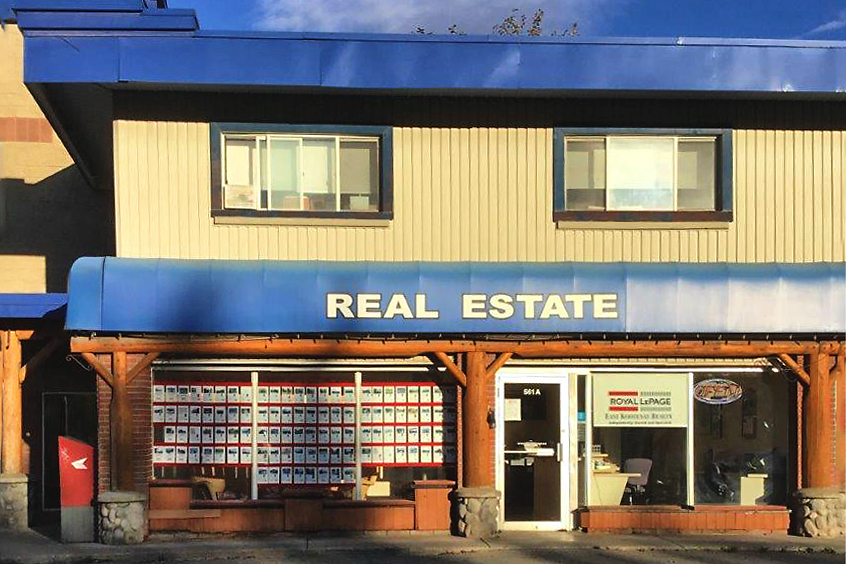 exterior building for Royal LePage East Kootenay Realty in Fernie