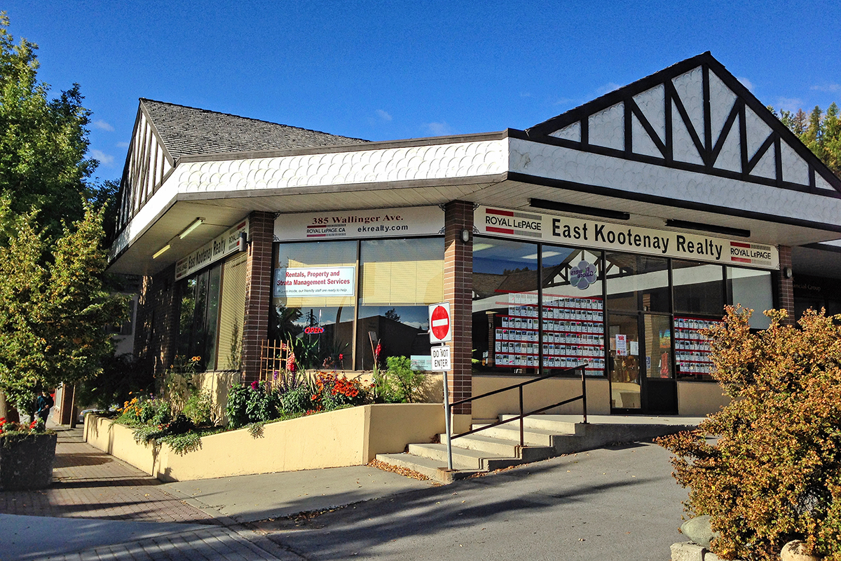 exterior building for Royal LePage East Kootenay Realty in Kimberley