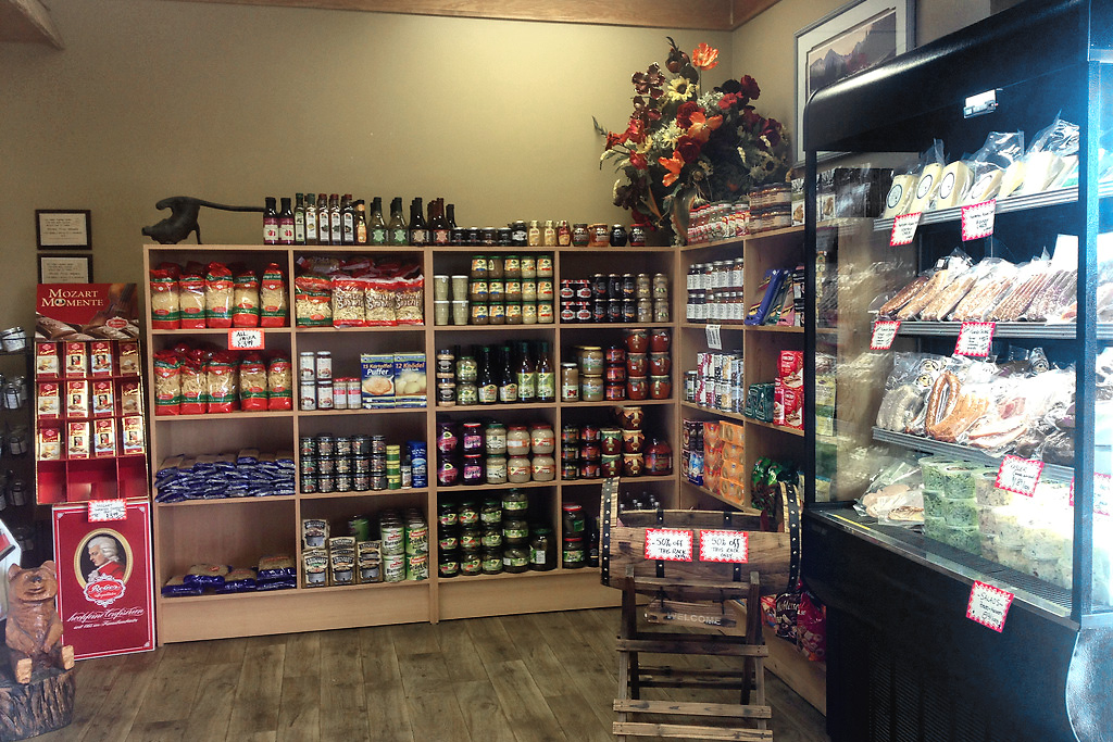 Products on display at Rick's Fine Meats and Sausage