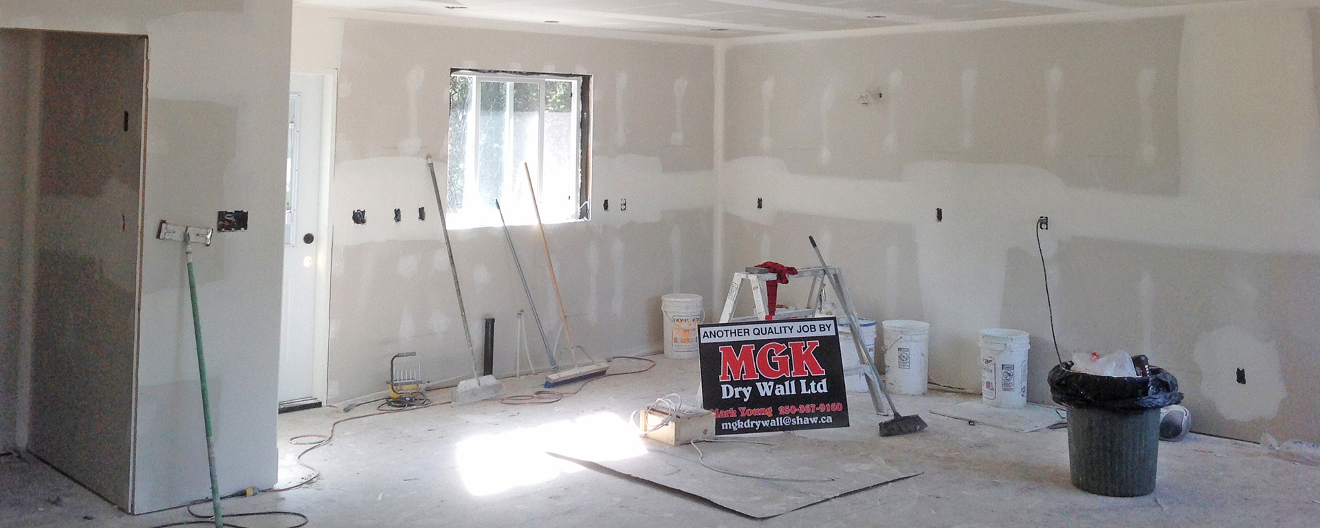 The highly skilled drywallers at MGK Drywall guarantee a professional result. 