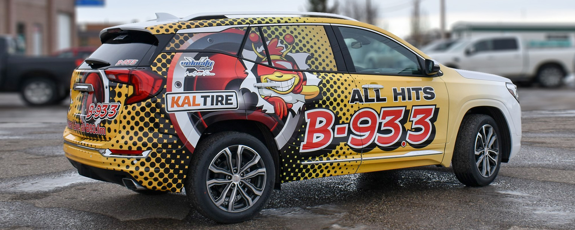 Vehicle wrap by Velocity Signs 