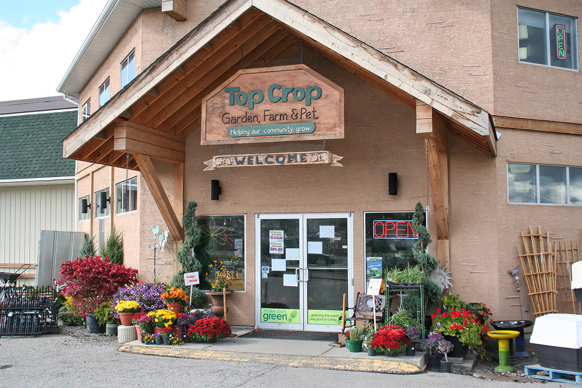 Top Crop specializes in supplies and equipment for gardens farms