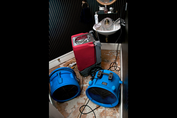 Equipment in a closet
