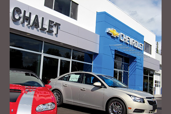 Cars parked outside on the dealership lot