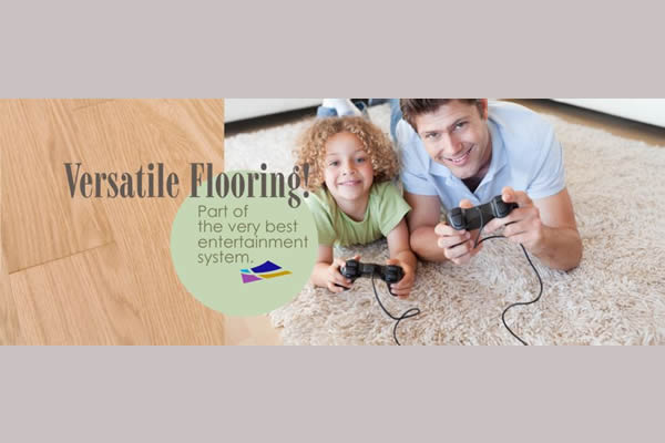 poster advertising Nufloors Creston's versatile flooring