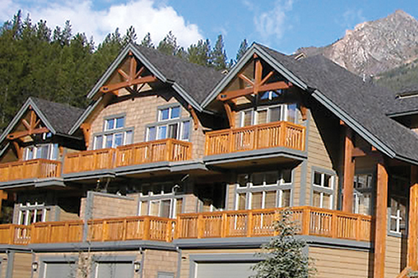 Showhome built in a mountainous terrain