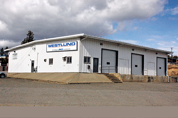 Exterior of building from a distance of Westlund