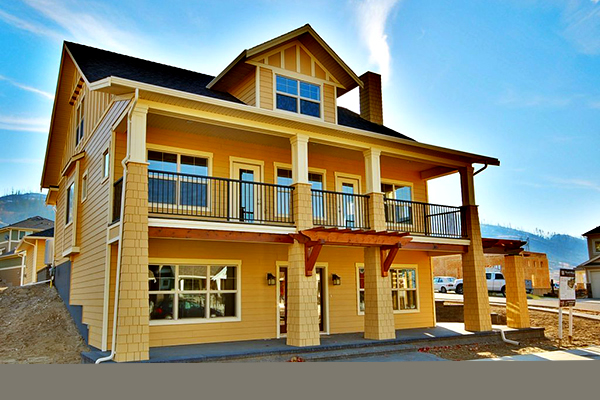 Exterior of a show home