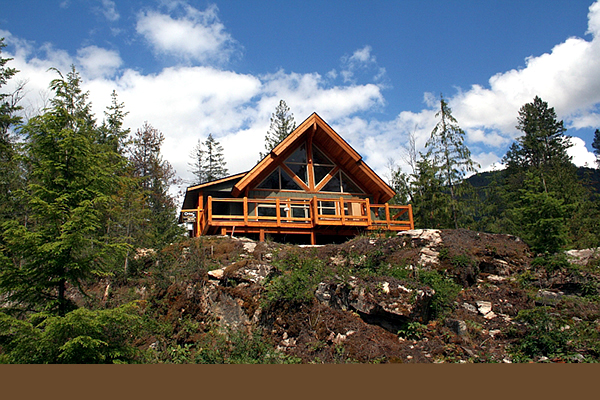 Exterior of a show home will completed landscape