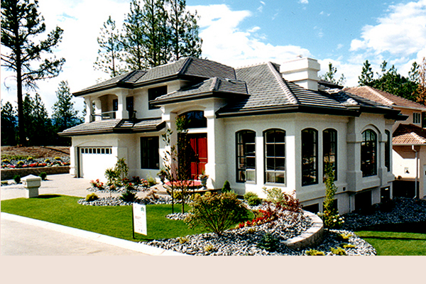 Exterior of a show home