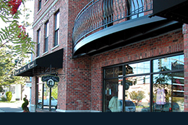 brick commercial building