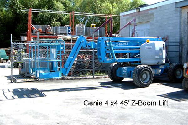 blue boom lift