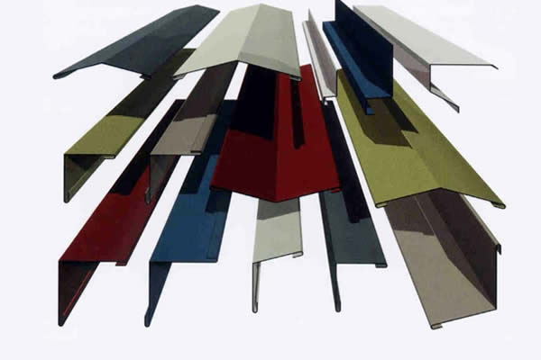 Various colours of flashing