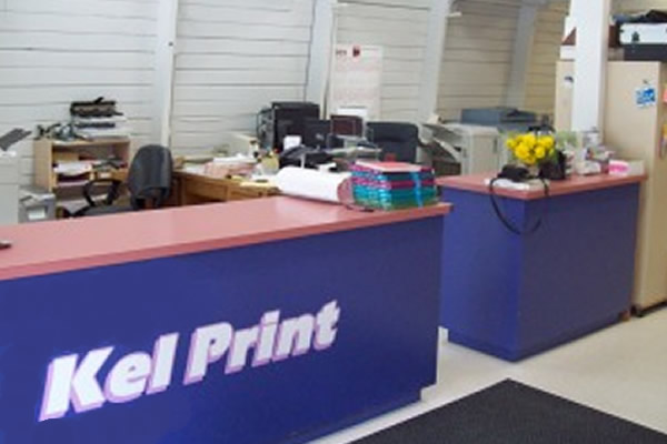 interior office at KelPrint
