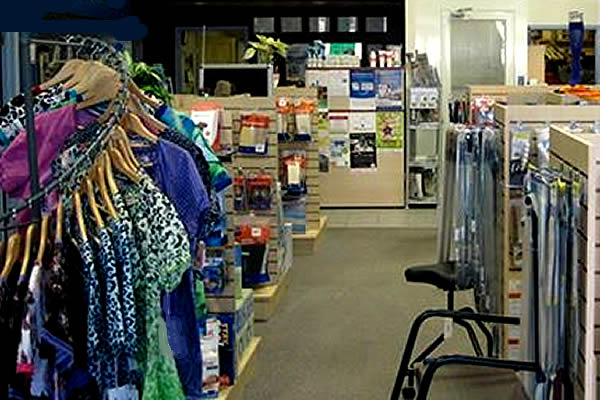 clothing apparel on display