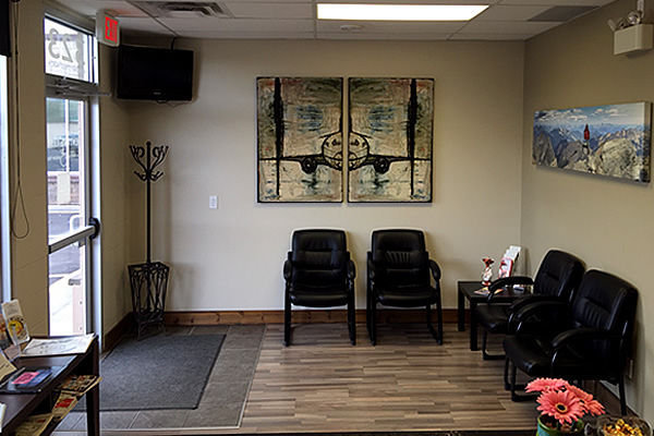 seating area at Cranbrook Denture Clinic in Cranbrook British Columbia
