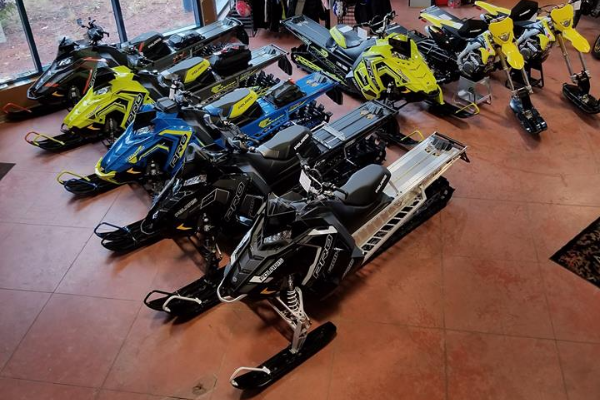 Snowmobile sales, equipment, supplies and repairs