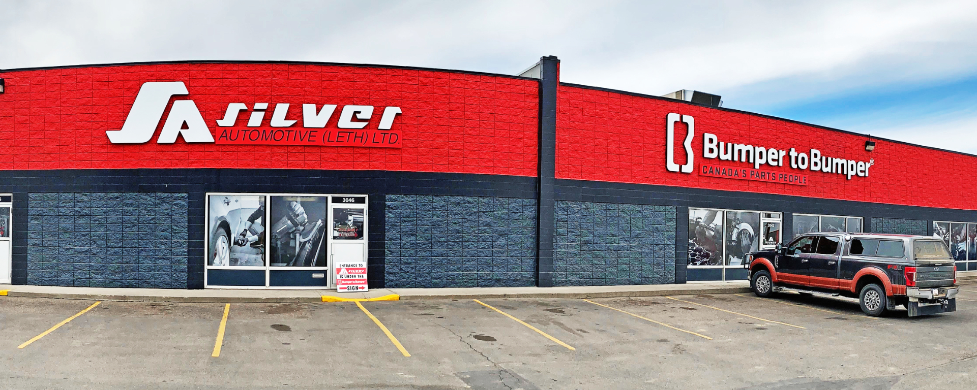 Exterior of Silver Automotive in Lethbridge 