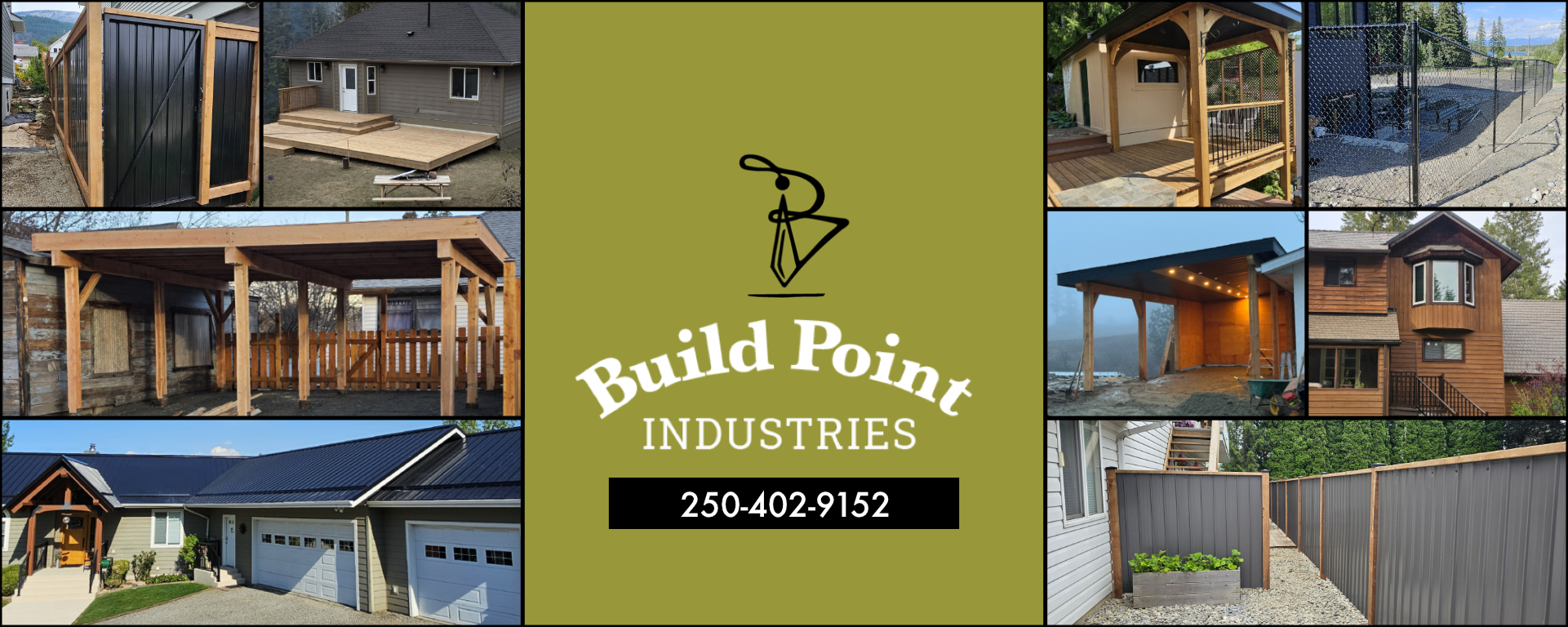 Build Point Industries logo and projects 