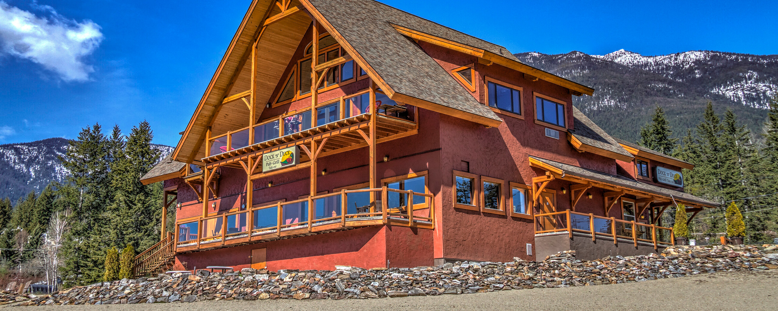 The Dock N Duck  Pub & Grill at the Balfour Ferry Landing 